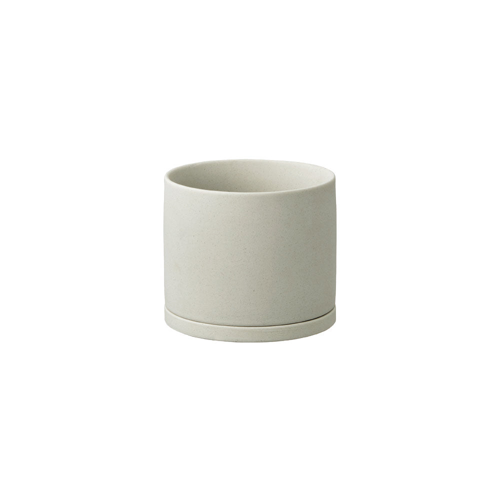  KINTO PLANT POT 191_ 105MM / 4IN  EARTH GRAY 